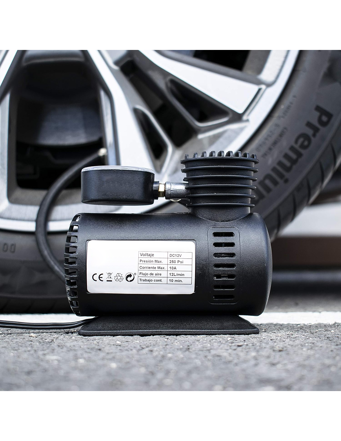 Mini Compressore Portatile 12V 250 PSI per Auto Camper