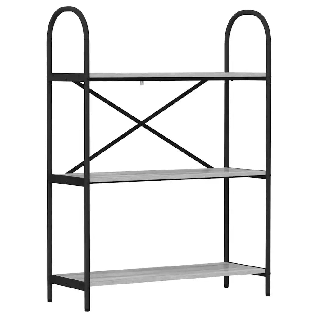 Libreria Grigio Sonoma 80 x 30 x 109 cm Legno multistrato 879902