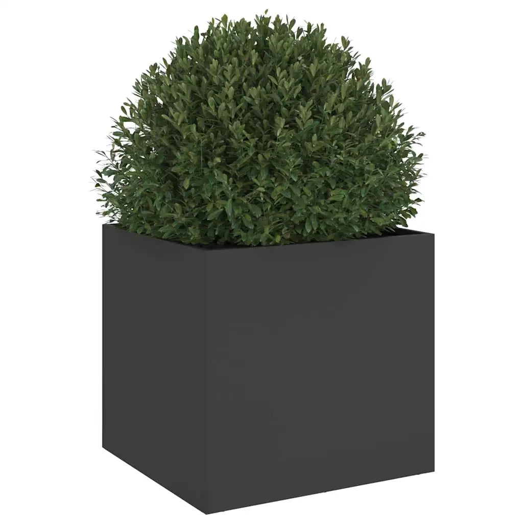 Fioriera Nera 42x40x39 cm in Acciaio 841547