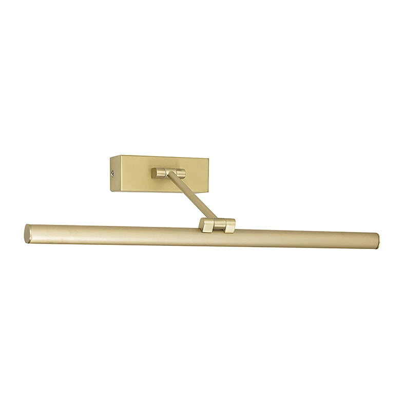 SAYA - Applique da Bagno LED 16W IP44 3000K 1250lm in Metallo Oro Satinato - Illuminazione per Specchi e Quadri - Rossini Group