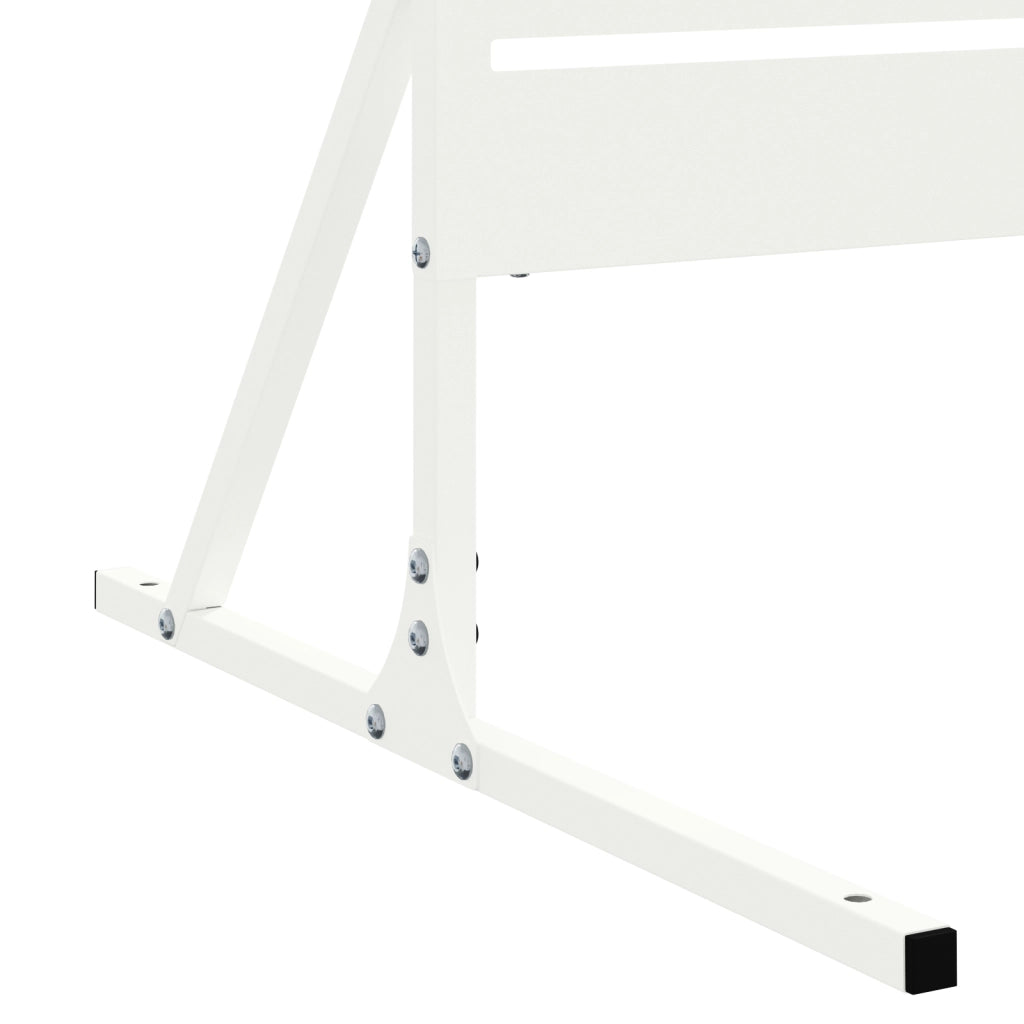 Pannello di Recinzione in Metallo Bianco Metallo Standard