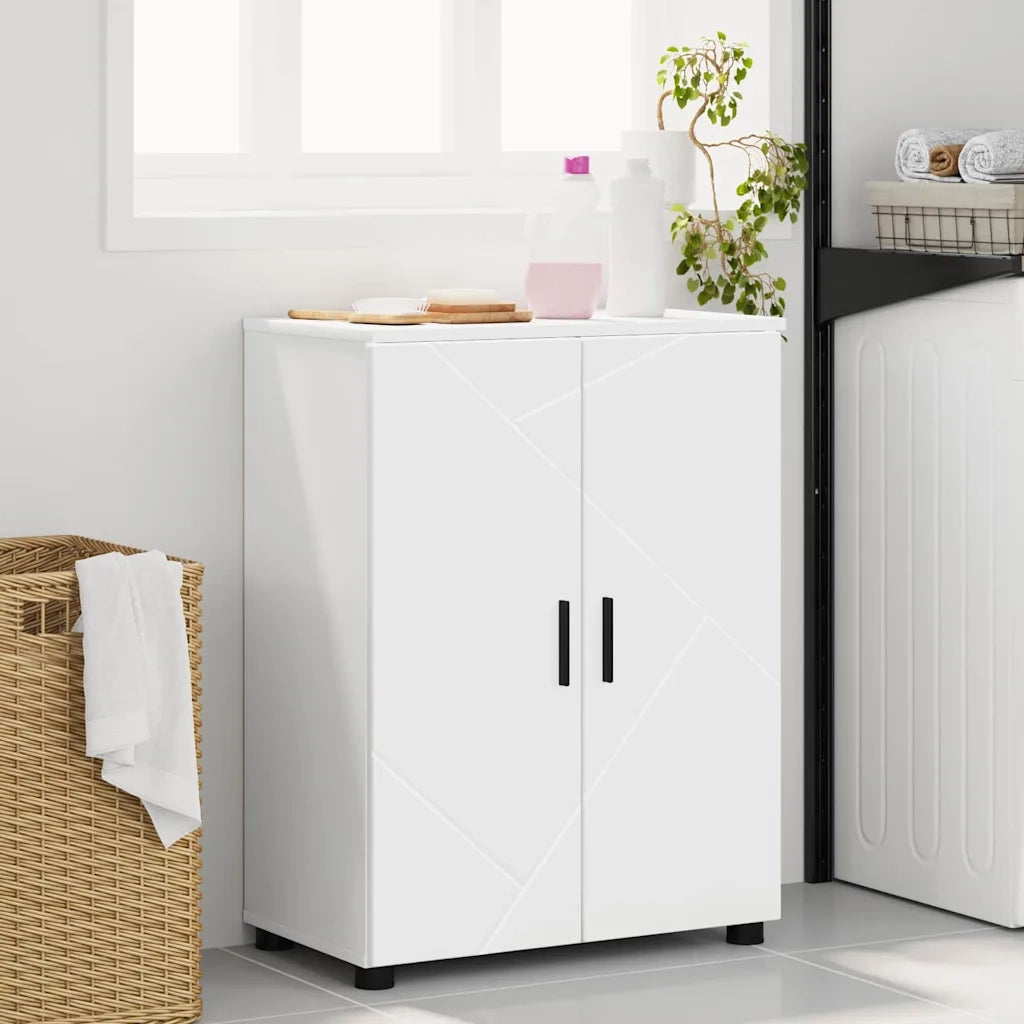 Mobile da Bagno con archiviazione Bianco 60 x 35 x 80 cm 883304