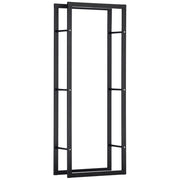 Etagere per legna da ardere ¨C zephmum ¨C metallo nero 60x25x150 cm