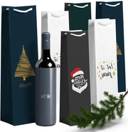 Borse XXL per bottiglie di vino, sacchi di vino e sacchetti di bottiglia per regali di vino, 12 pezzi