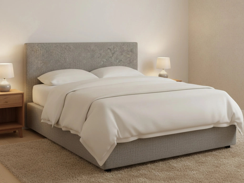 Carlisle, Letto Piazza e Mezza Sfoderabile Made in Italy, Grigio Cenere