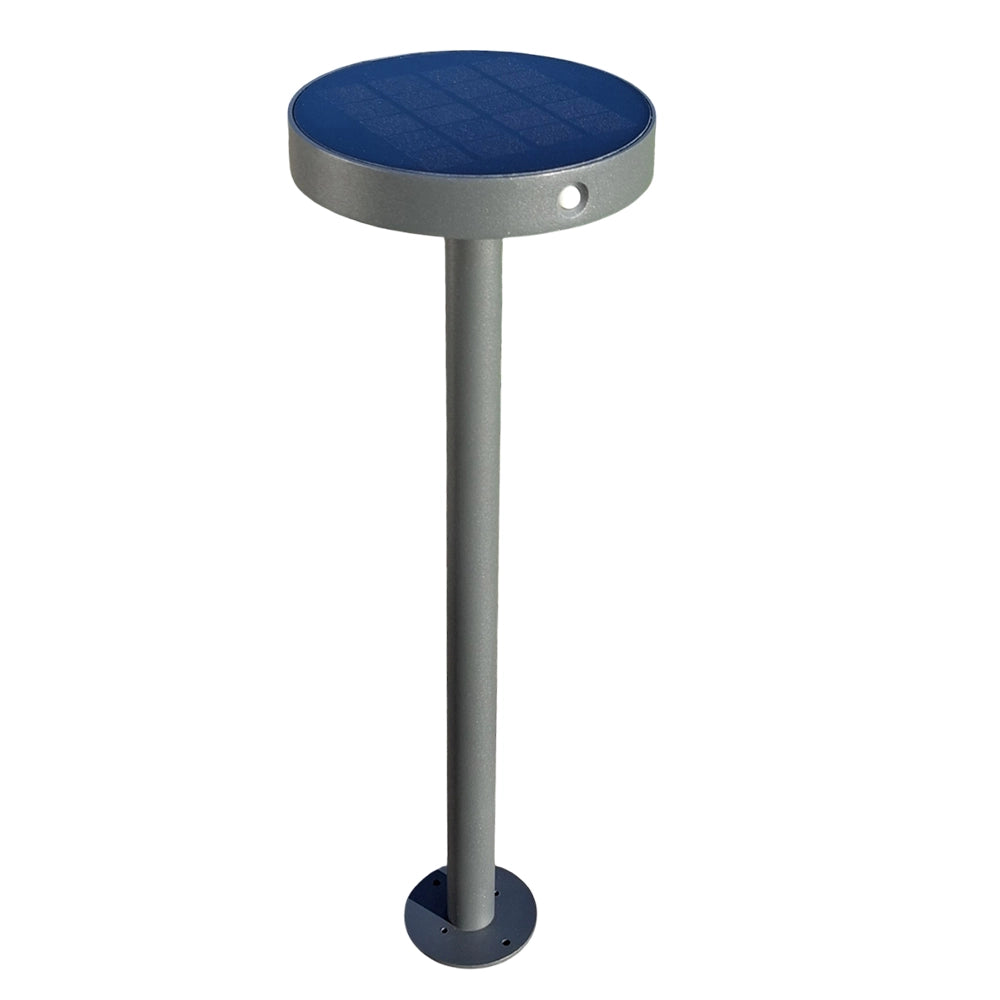 SYRIO Lampione Solare da Giardino h. 50 - IP65 Con Pannello Integrato e Sensore di movimento in colore ANTRACITE