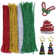 Set di tubi per pulire 400 pezzi - Chenille colorata - Tubo flessibile per bambini - Materiale per fai da te - Decorazioni Halloween/Kerst - Lunghezza 30 cm
