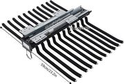 Organizzatore di pantaloni - 22 braccia - Estensibile - Armadio per abbigliamento - Struttura a slitta - Capacità di carico 15 kg - Nero