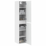 Mobiletto da Bagno | Armadio da bagno a Muro Bianco 33 x 34,5 x 160 cm