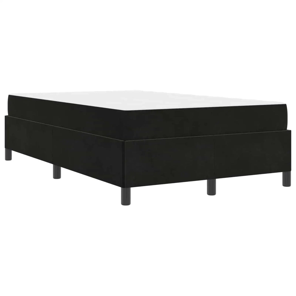 Struttura del letto con materasso Nero 120 x 200 cm Tessuto 3399056