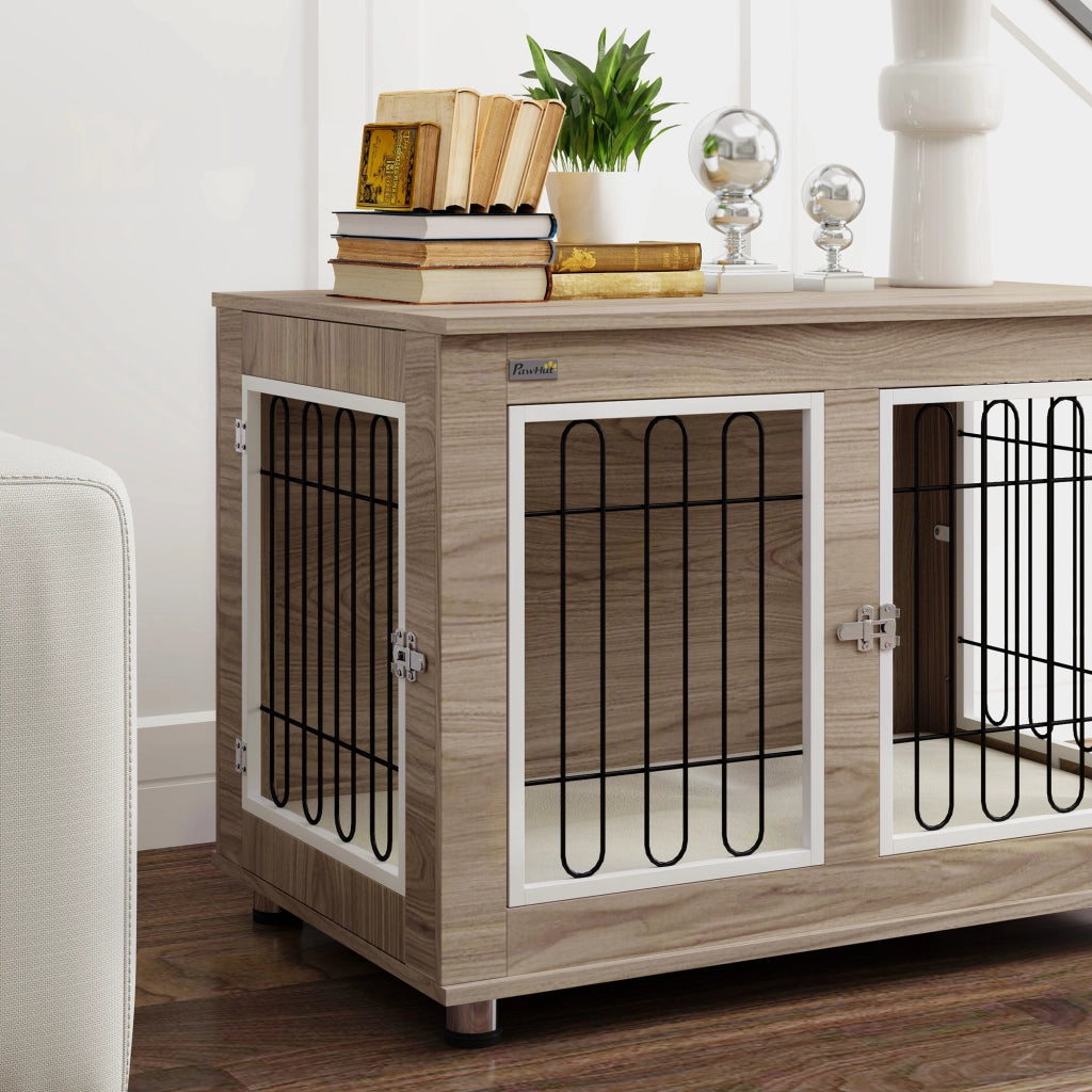 Tavolino Cage per Cani ¨C Minimal ¨C Grigio