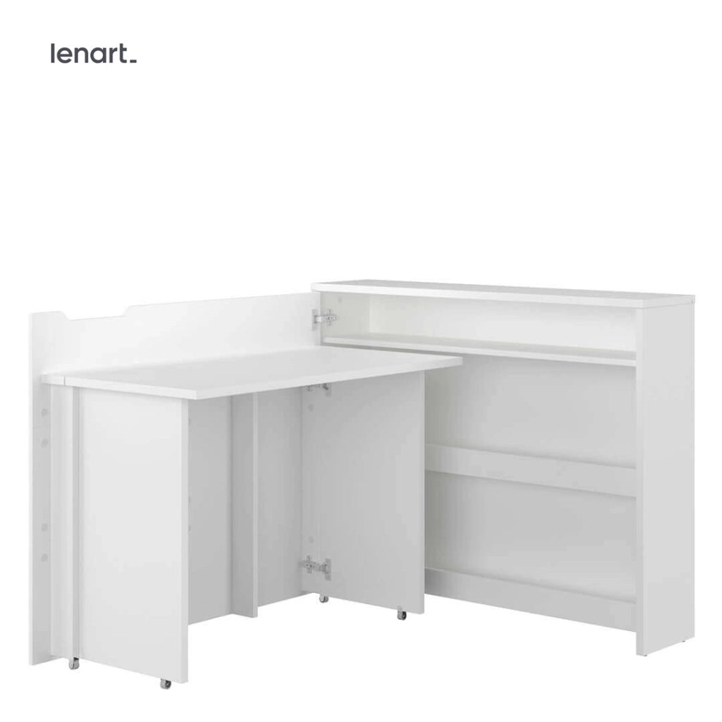 SCRIVANIA WORK CONCEPT CW 01L BIANCO LUCIDO SINISTRO