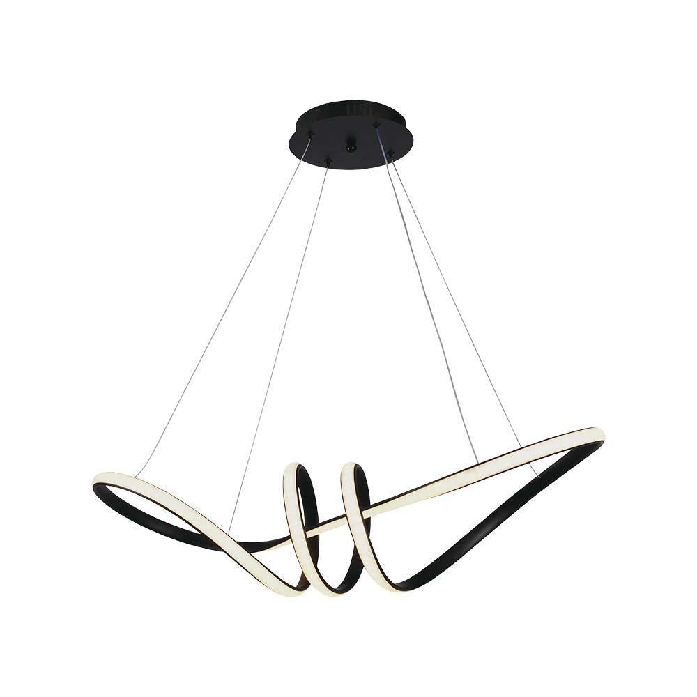 Lampada sospensione LED lineare 24W 3000K nera V-TAC VT-7798