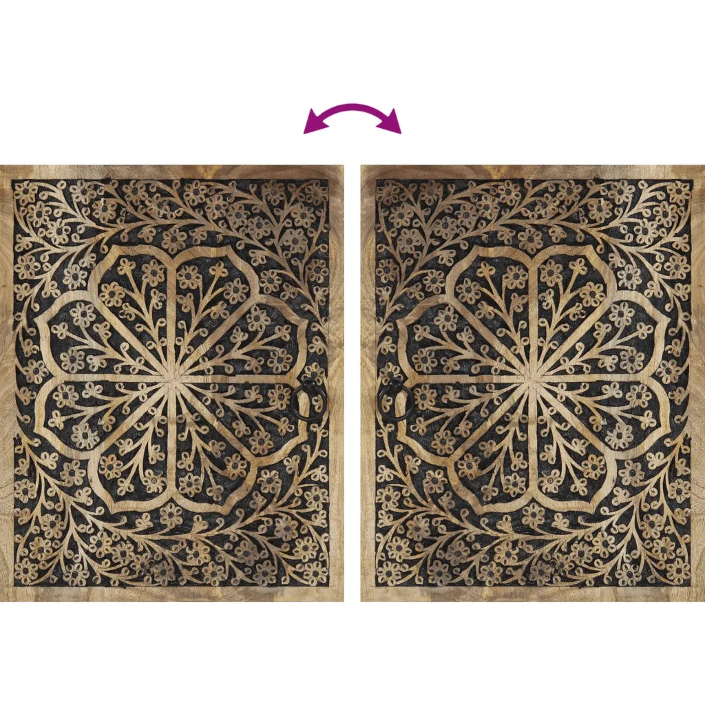 Set Mobili da Bagno 4 pz in Legno Massello di Mango 3206315