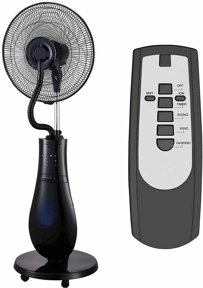 Ventilatore con nebulizzatore ionizzatore dcg modello sfera ve1462tt