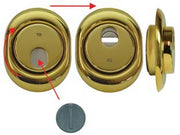 1pz defender magnetico mag monolito ottone pvd cilindro europeo h 25 cod:ferx.fer317504