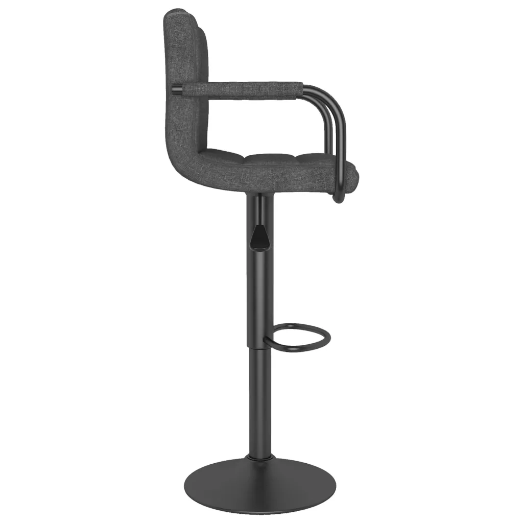 Sgabello da Bar Grigio Scuro in Tessuto cod mxl 66922