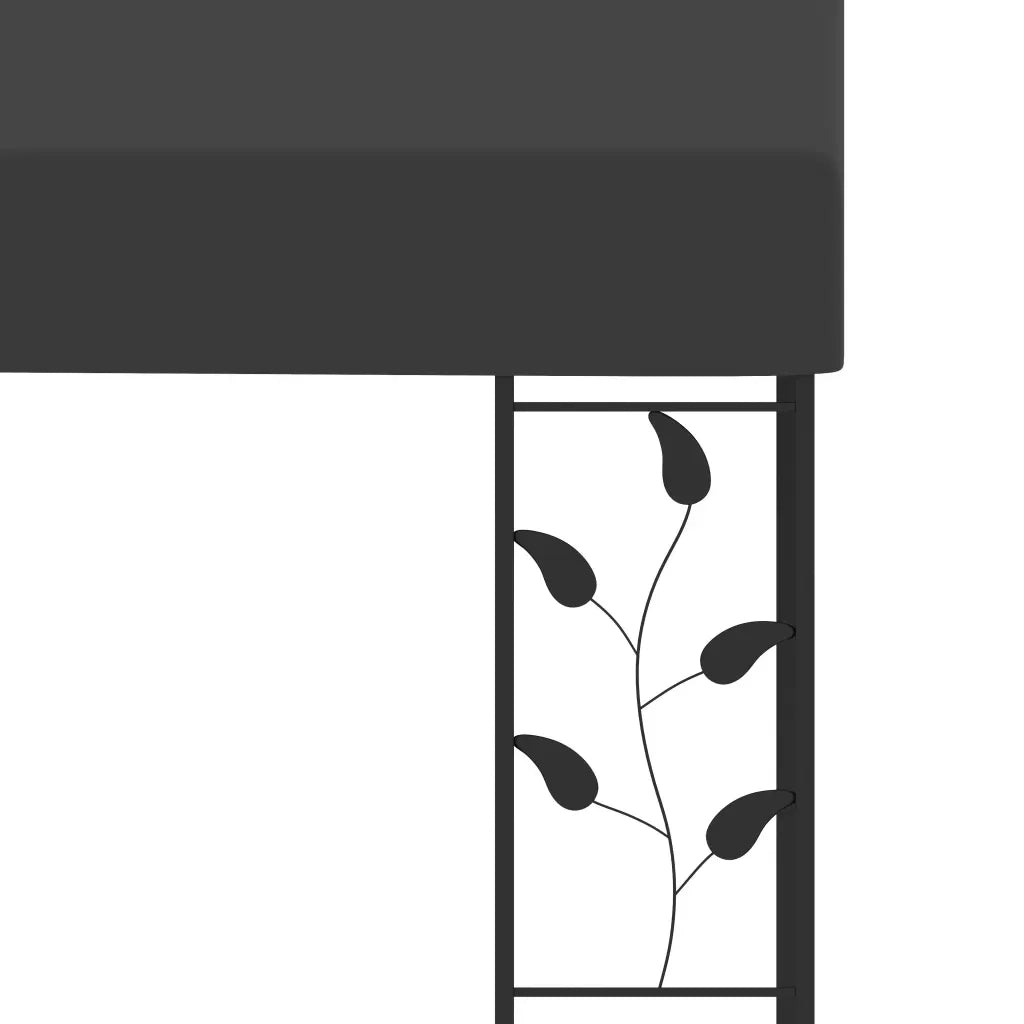 Gazebo a Parete 6x3x2,5 m Antracite 48002