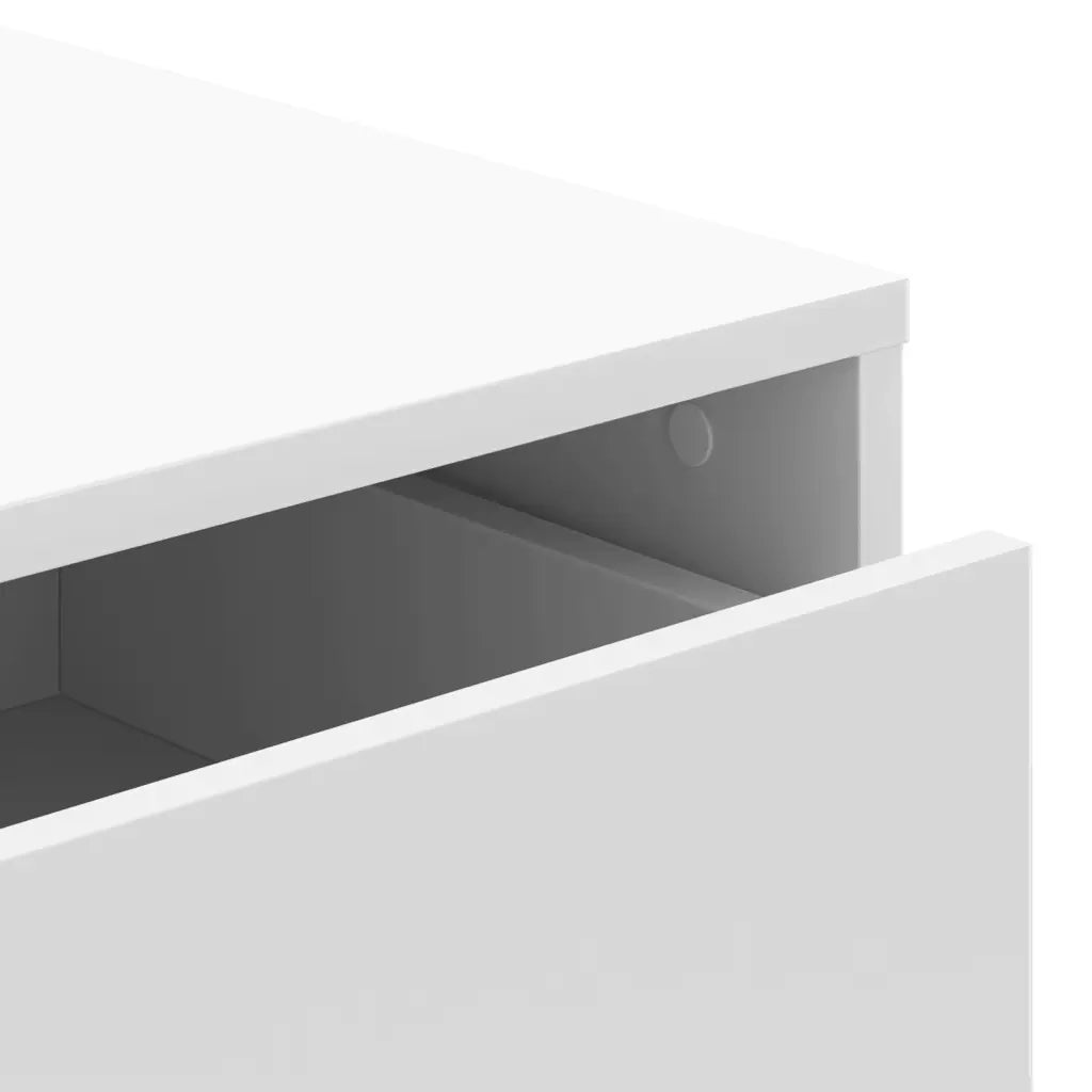 Cassettiera Bianca 40x41x76 cm in Legno Multistrato 852861