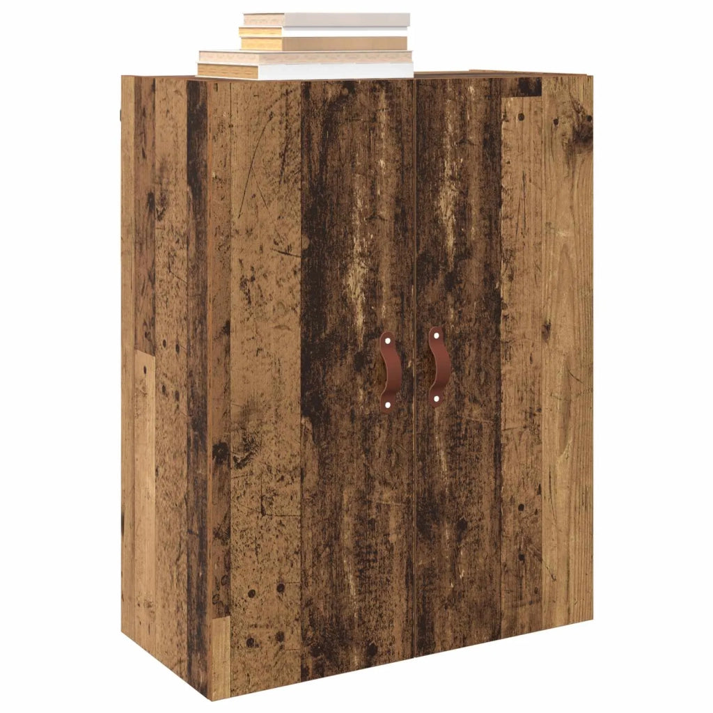 Armadietto a Muro | Mobiletto a muro 2 pz Legno vecchio 69,5 x 34 x 90 cm