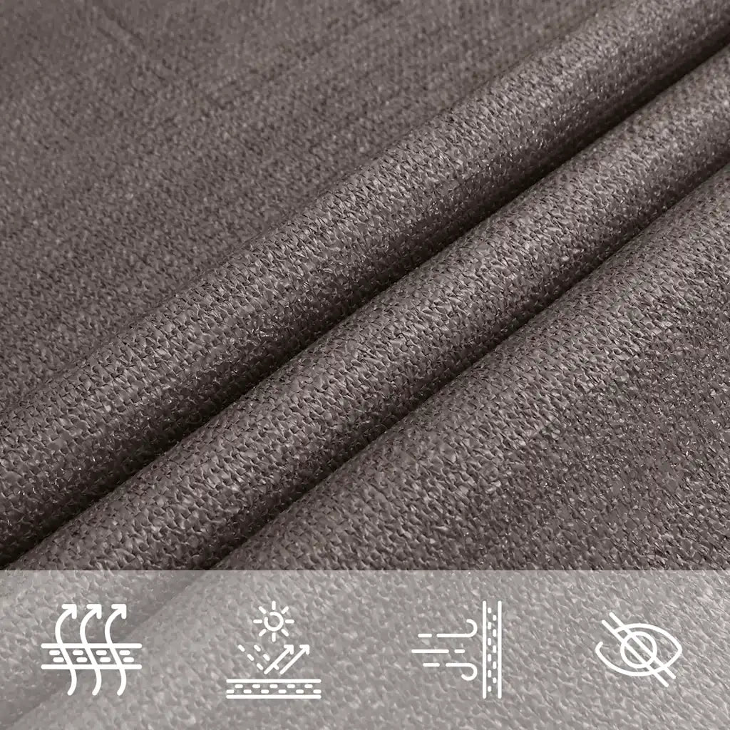 Vela Parasole 160 g/m² Antracite 6x6x6 m in HDPE 311102