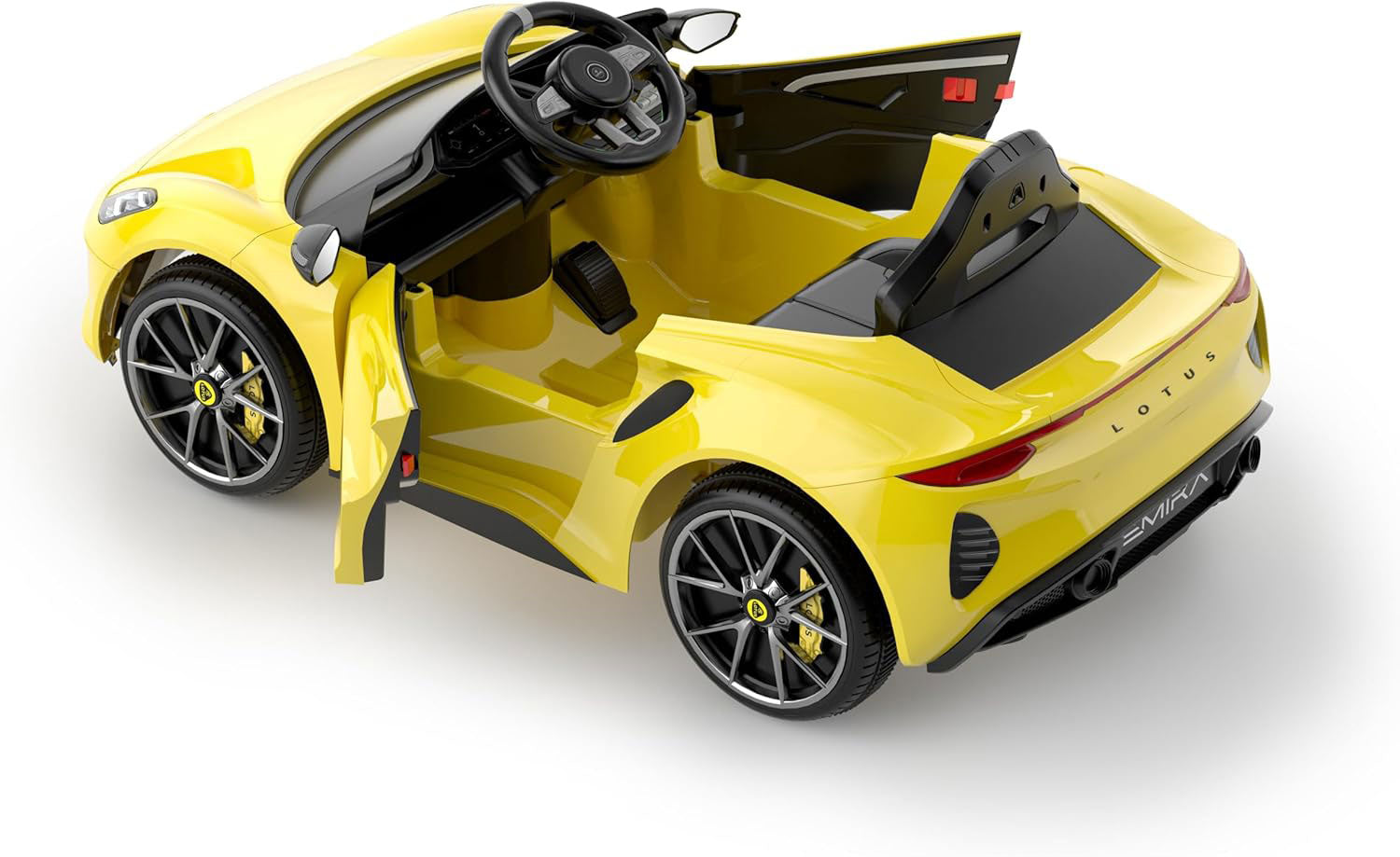 Macchina Elettrica per Bambini Licenza Ufficiale Lotus Emira 12V 4,5Ah Giallo