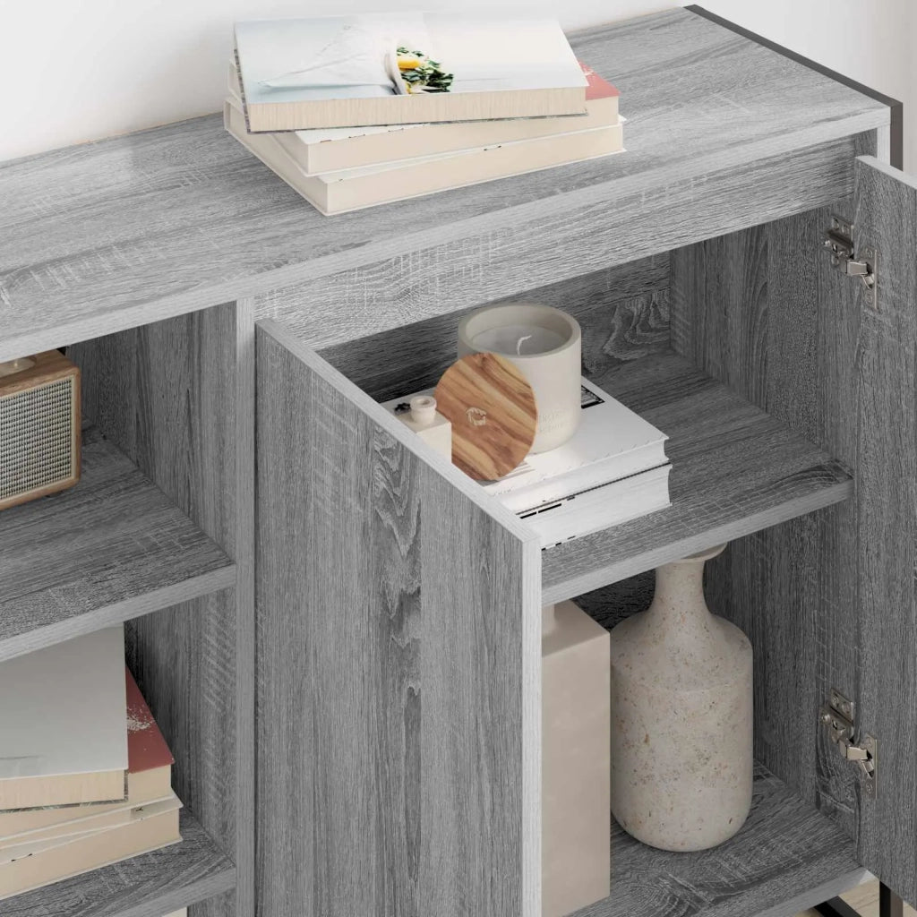 Mobile laterale Grigio Sonoma 96.5 x 30 x 75 cm