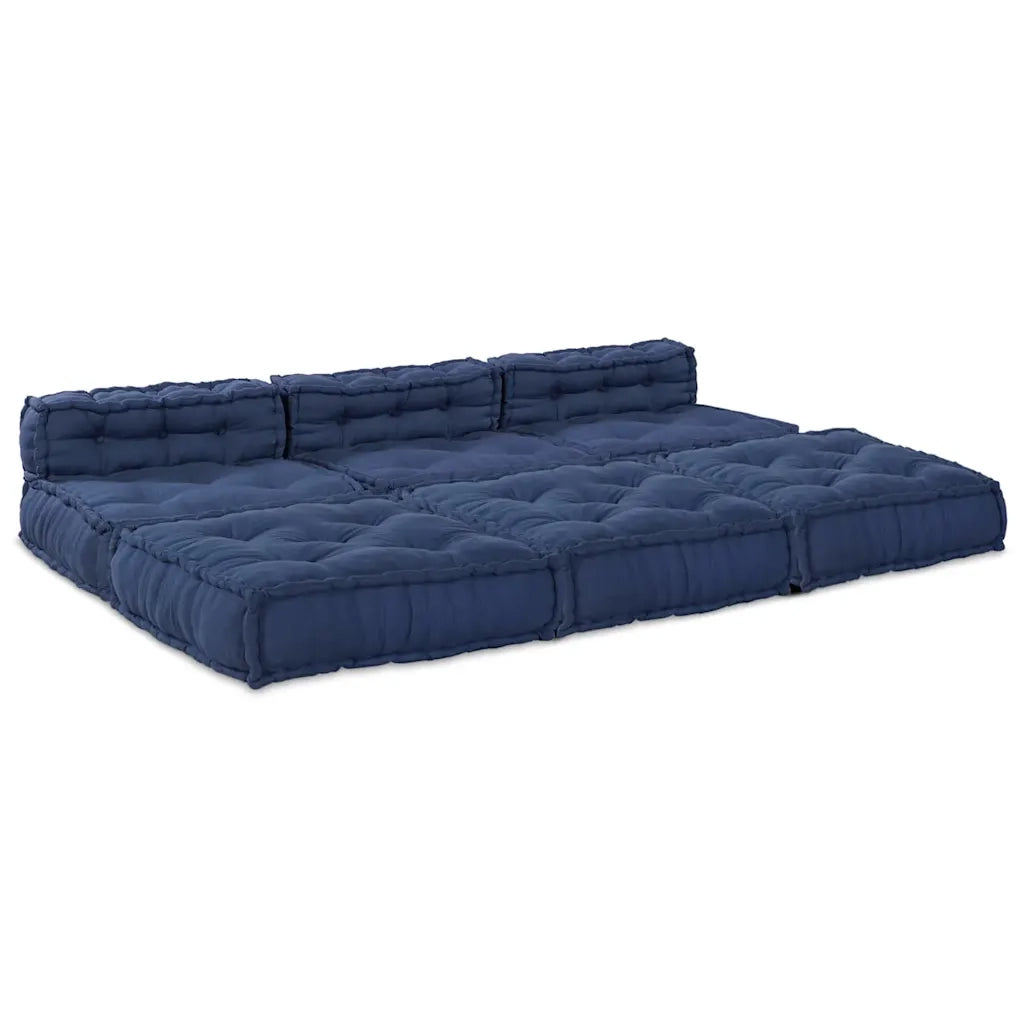 Unità di Divano Modulare 4 pcs Indaco Tessuto 3315089