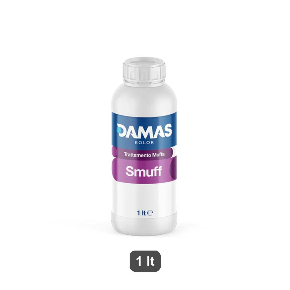 Damas kolor fissativo antimuffa smuff per muri interni ed esterni *** formato 1 lt, confezione 1