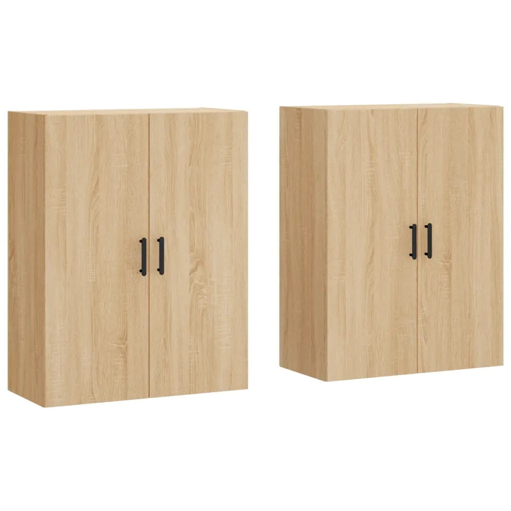 Mobili a Parete 2 pz Rovere Sonoma 69,5x34x90 cm 3195622