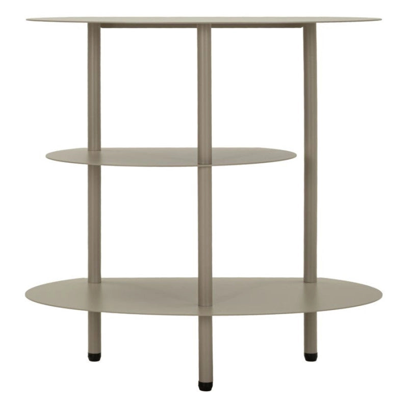 Comodino Saturno Tortora cm 49,5x27,5x49,5