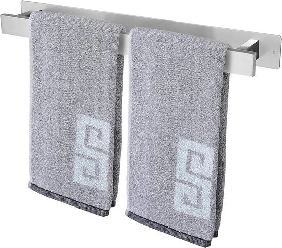 Maniglia per asciugamani in acciaio inossidabile - impermeabile e inossidabile - 40 cm a nichel - bagno, camper, cucina Maniglia per asciugamani.