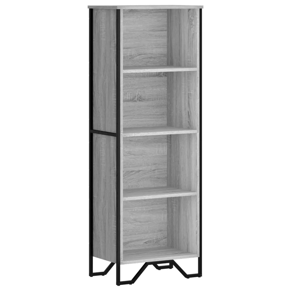 Libreria Grigio Sonoma 50x31x137,5 cm in Truciolato 848612