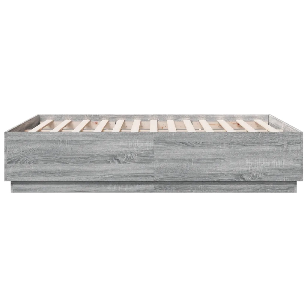 Giroletto-Struttura Letto Grigio Sonoma 120x190 cm in Legno Multistrato 223724