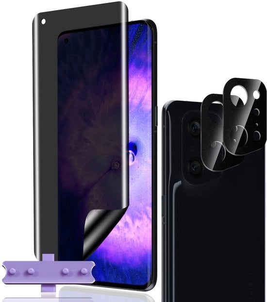 Schermo di Protezione Antispy - Display Protezione in TPU - Protezione per la Telecamera - Montaggio Facile - 1 Pezzo - Screenprotettore
