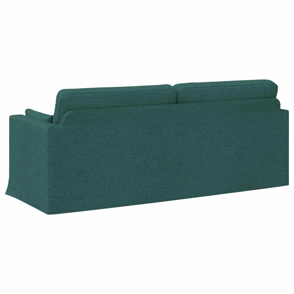 Divano Verde Scuro 198 x 78 x 80 cm Tessuto