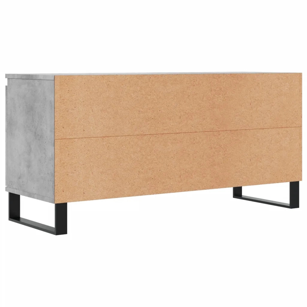 Mobile TV | Armadietto TV | Mobile Porta TV Grigio Cemento 104x35x50cm in Legno Multistrato