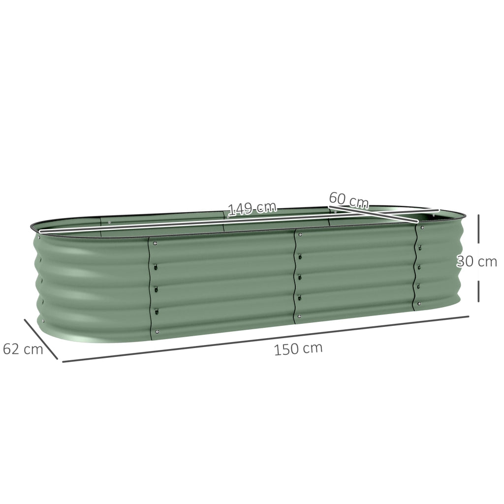 Letto in Metallo Verde ¨C Zephmum ¨C 150x62x30