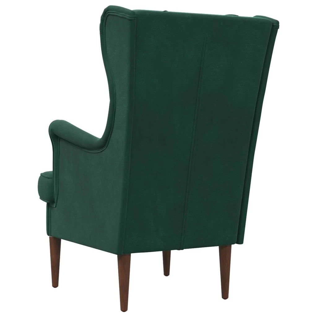 Poltrona | Sedia Relax Verde Scuro Velluto