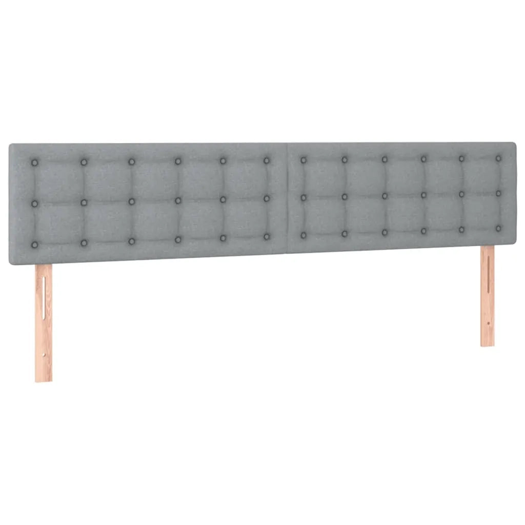 Struttura Letto Pouf con Materassi 160x200 cm in Tessuto 3312029