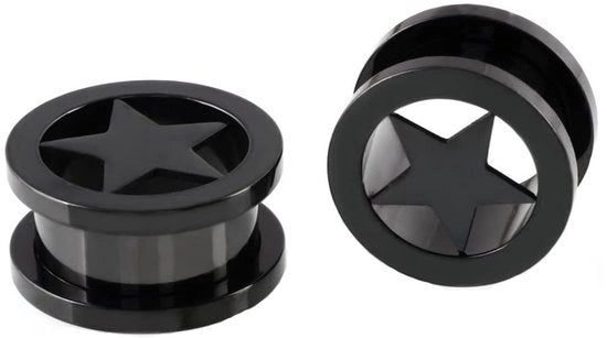 Orecchini Minimalisti - Espansione Orecchio - Perforazione - Orecchini Per Donna - Regalo - Materiale Sostenibile - Orecchini a Forma di Tubo in Acciaio Inossidabile
