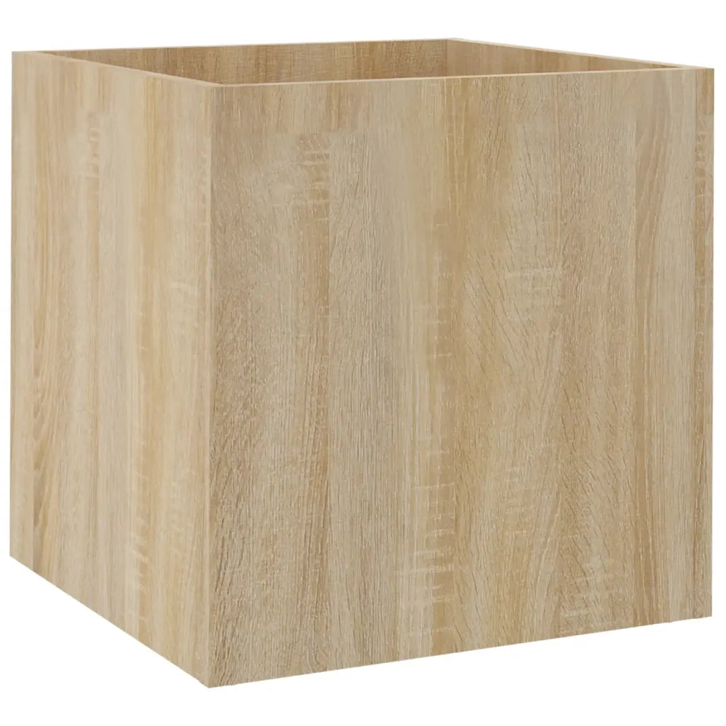 Fioriera Rovere Sonoma 40x40x40 cm in Legno Multistrato