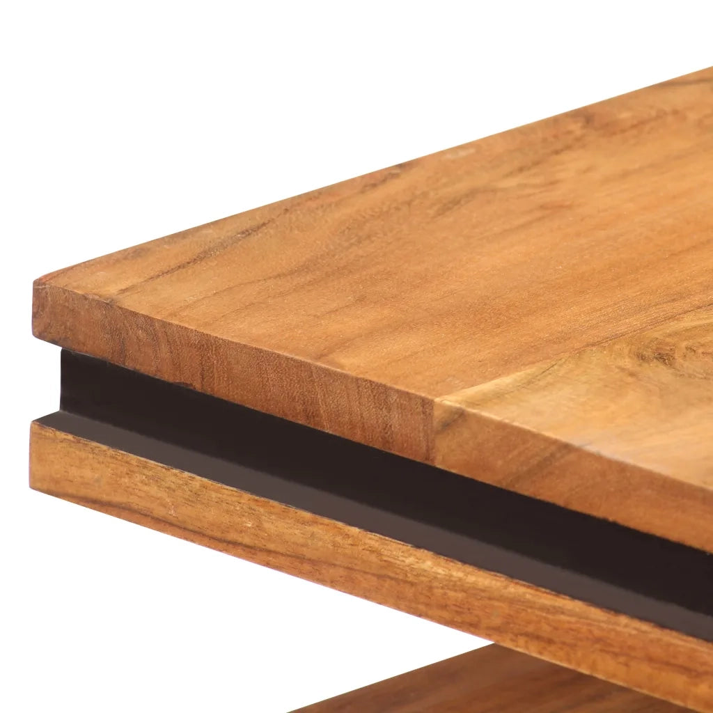 Tavolino da salotto | Tavolino da caff¨¨ | Tavolino da Soggiorno 100x45x33 cm in Legno Massello di Acacia