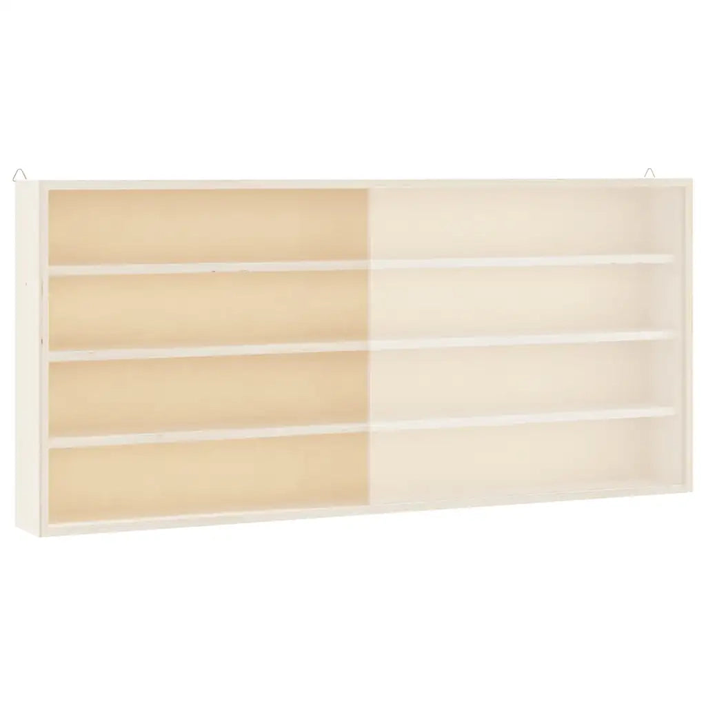 Vetrina da collezione in legno con ante 80x8,5x37cm 4017387