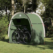vidaXL Tenda porta biciclette con tetto Verde 210 x 90 x 174 cm