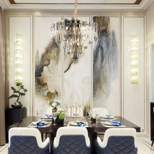 Lampada Cristal G056-cp 50cm Gold