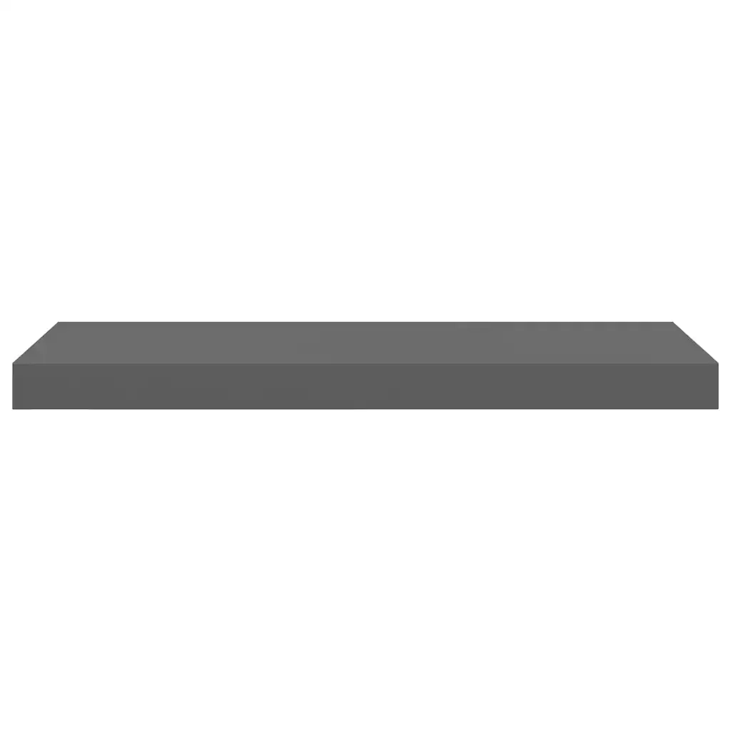 Scaffali a Parete 4 pz Grigio Lucido 60x23,5x3,8 cm in MDF cod mxl 33267