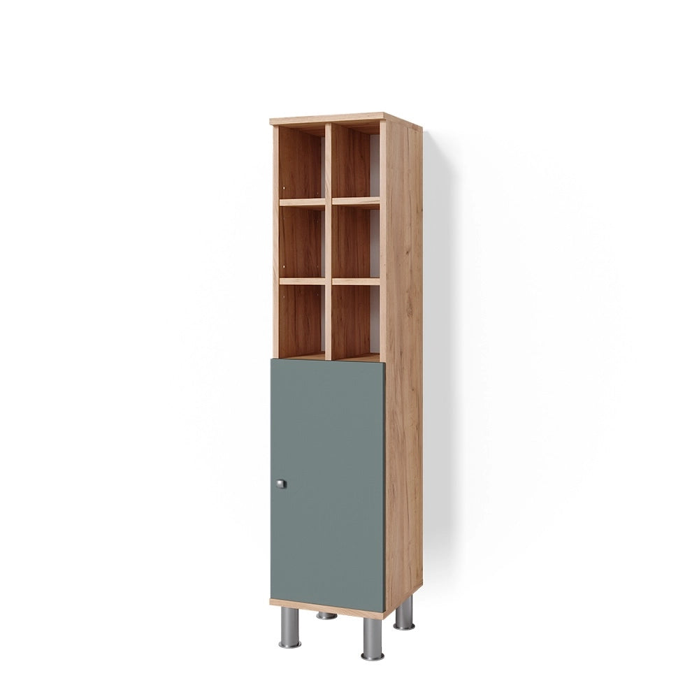 Mobiletto bagno Fynn Verde 30 x 130.6 cm porta grande Vicco