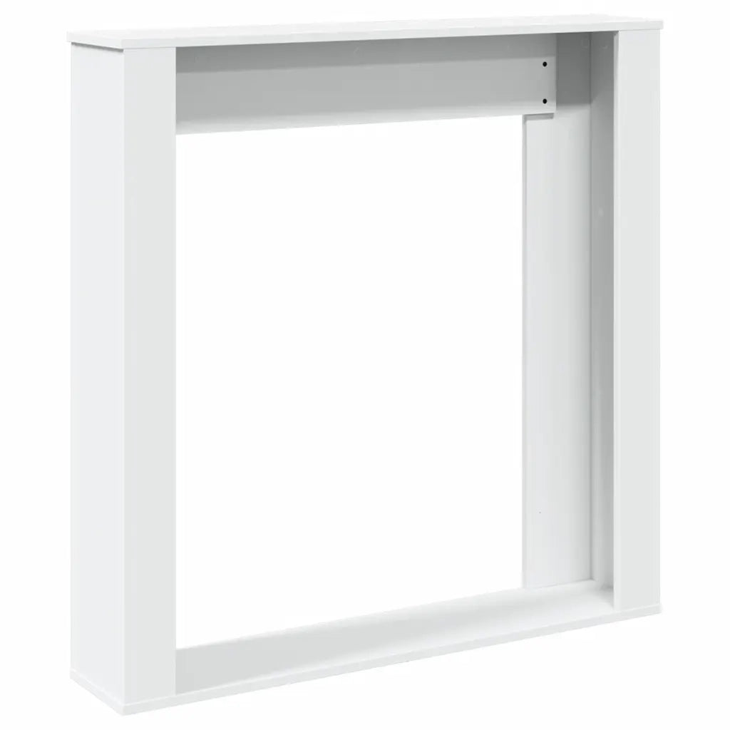 Cornice per Camino Bianca 100x20x100 cm in Truciolato CFW5191768