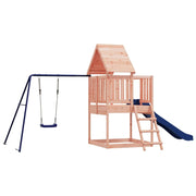 Area giochi all'aperto con altalene scivolo e robuste strutture per arrampicarsi  giochi da giardino 494 x 235 x 228 cm legno massello di abete Douglas 02_0004634